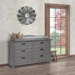 Rustic Grey Wood Fully Assembled Changing Tray by Dream On Me -Shabby Chic Shop rustic grey dream on me changing tables 851 rg 31 1000