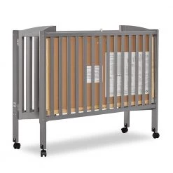 Folding Steel Grey Full Size Crib by Dream On Me 9 Folding Steel Grey Full Size Crib by Dream On Me -Shabby Chic Shop steel grey dream on me cribs 673 sgy c3 1000