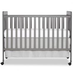 Carson Classic Steel Grey 3-in-1 convertible Crib by Dream On Me