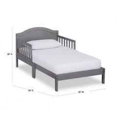 Sydney Steel Grey Toddler Bed by Dream On Me -Shabby Chic Shop steel grey dream on me kids beds 647 sgy 40 1000