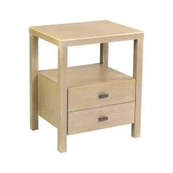 Westerly 22 in. Wheat Acacia Accent Table by East At Main