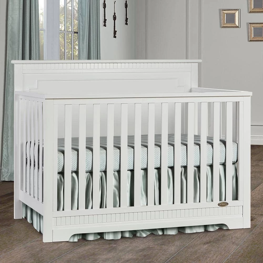 Morgan White 5 in 1 Convertible Crib by Dream On Me 5 Morgan White 5 in 1 Convertible Crib by Dream On Me - Image 5