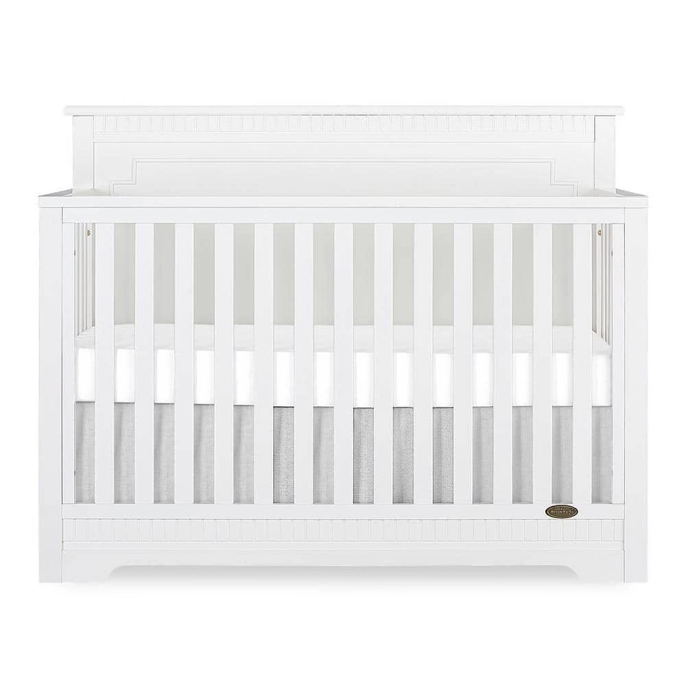 Morgan White 5 in 1 Convertible Crib by Dream On Me 1 Morgan White 5 in 1 Convertible Crib by Dream On Me