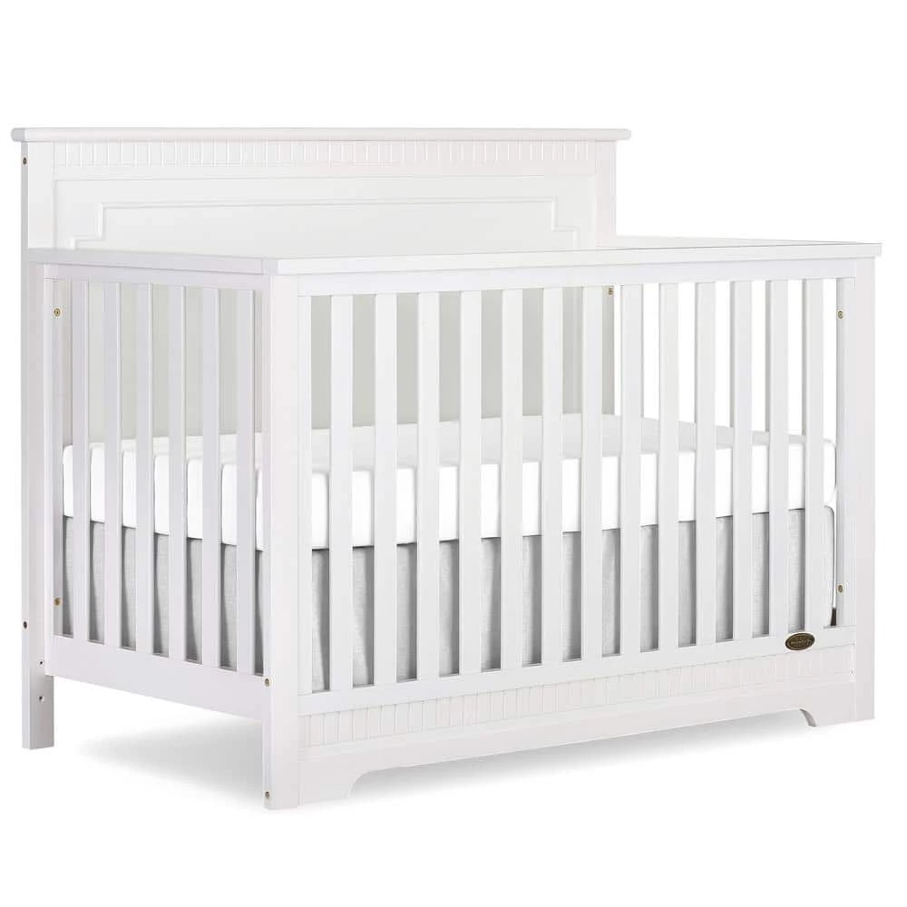 Morgan White 5 in 1 Convertible Crib by Dream On Me 2 Morgan White 5 in 1 Convertible Crib by Dream On Me - Image 2