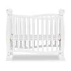 Piper 4-in-1 White Convertible Mini Crib by Dream On Me