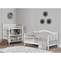 Austin White Toddler Day Bed by Dream On Me 9 Austin White Toddler Day Bed by Dream On Me -Shabby Chic Shop white dream on me kids beds 650 wht 31 1000