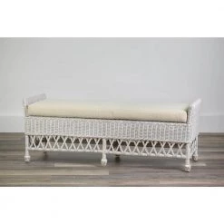 Longley Double Bench, 20.5 in., White by East At Main -Shabby Chic Shop white east at main dining benches tt wr de205 wh 31 1000