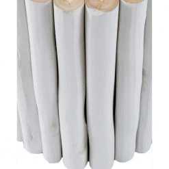 Katherine White Teak Accent Table by East At Main -Shabby Chic Shop white east at main end side tables tt or pl310 wh s 4f 1000