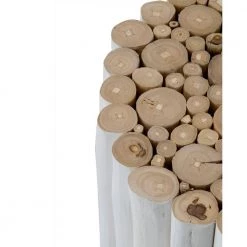 Katherine White Teak Accent Table by East At Main -Shabby Chic Shop white east at main end side tables tt or pl310 wh s c3 1000