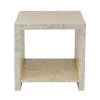 Martin 19 in. White Capiz Shell Accent Table by East At Main