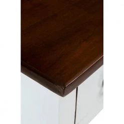 Rico 32 in. White Mahogany Accent Table by East At Main -Shabby Chic Shop white east at main end side tables tt ut ry509 wh 44 1000