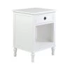 Adeline White Nightstand by East At Main
