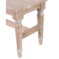 Patricia Natural Dining Bench with Mindi Wood, 16.9 in. x 58.8 in. x 13.8 in. by East At Main -Shabby Chic Shop white wash east at main dining benches tt sb 53061 44 1000