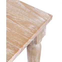 Patricia Natural Dining Bench with Mindi Wood, 16.9 in. x 58.8 in. x 13.8 in. by East At Main -Shabby Chic Shop white wash east at main dining benches tt sb 53061 4f 1000